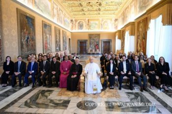 Audience aux participants à la rencontre organisée par la Commission pontificale pour l'Amérique latine sur les situations d'addiction en Amérique latine, 27 août 2026 © Vatican Media