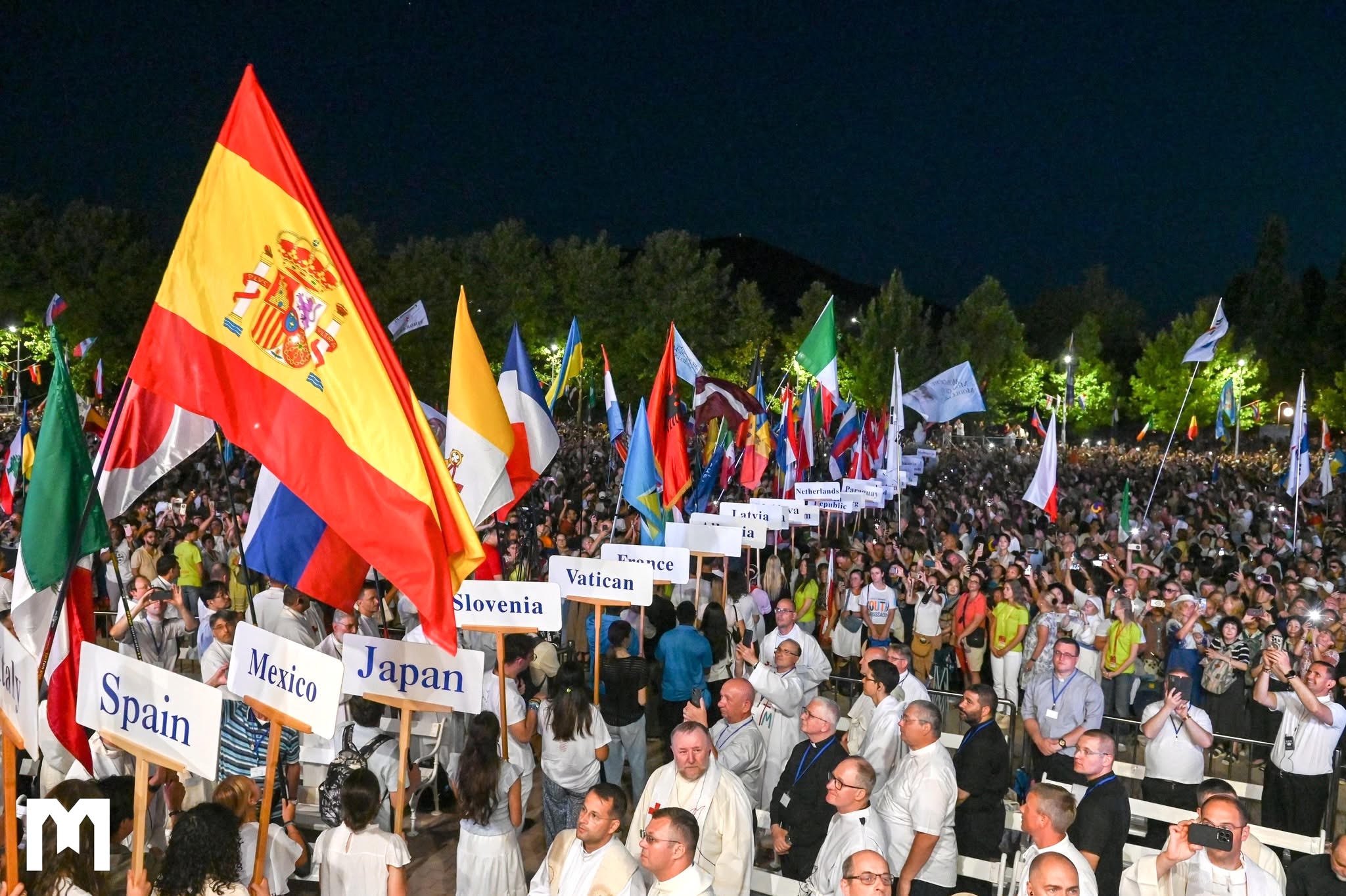 73 pays représentés pour ce festival international de la jeunesse © facebook.com/Medjugorje Youth festival