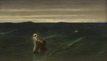 « Jésus et Pierre sur l'eau », de Gustave Brion © Wikimedia
