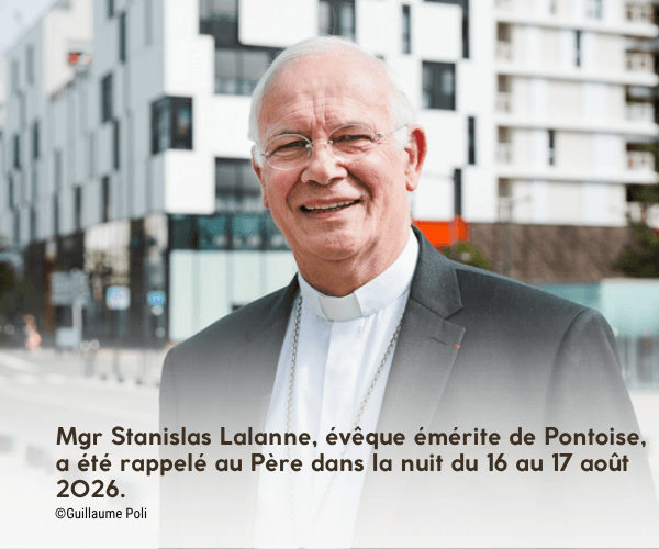 Monseigneur Stanislas Lalanne, évêque émérite de Pontoise © CEF
