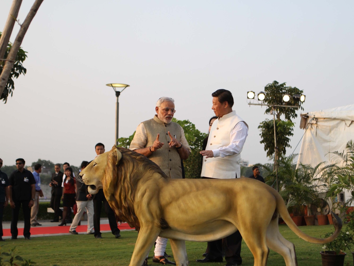 Le Premier ministre indien Narendra Modi et le président chinois Xi Jinping, ici en 2014 à Ahmedabad, Inde. © MEAphotogallery/CC BY-NC-ND 2.0