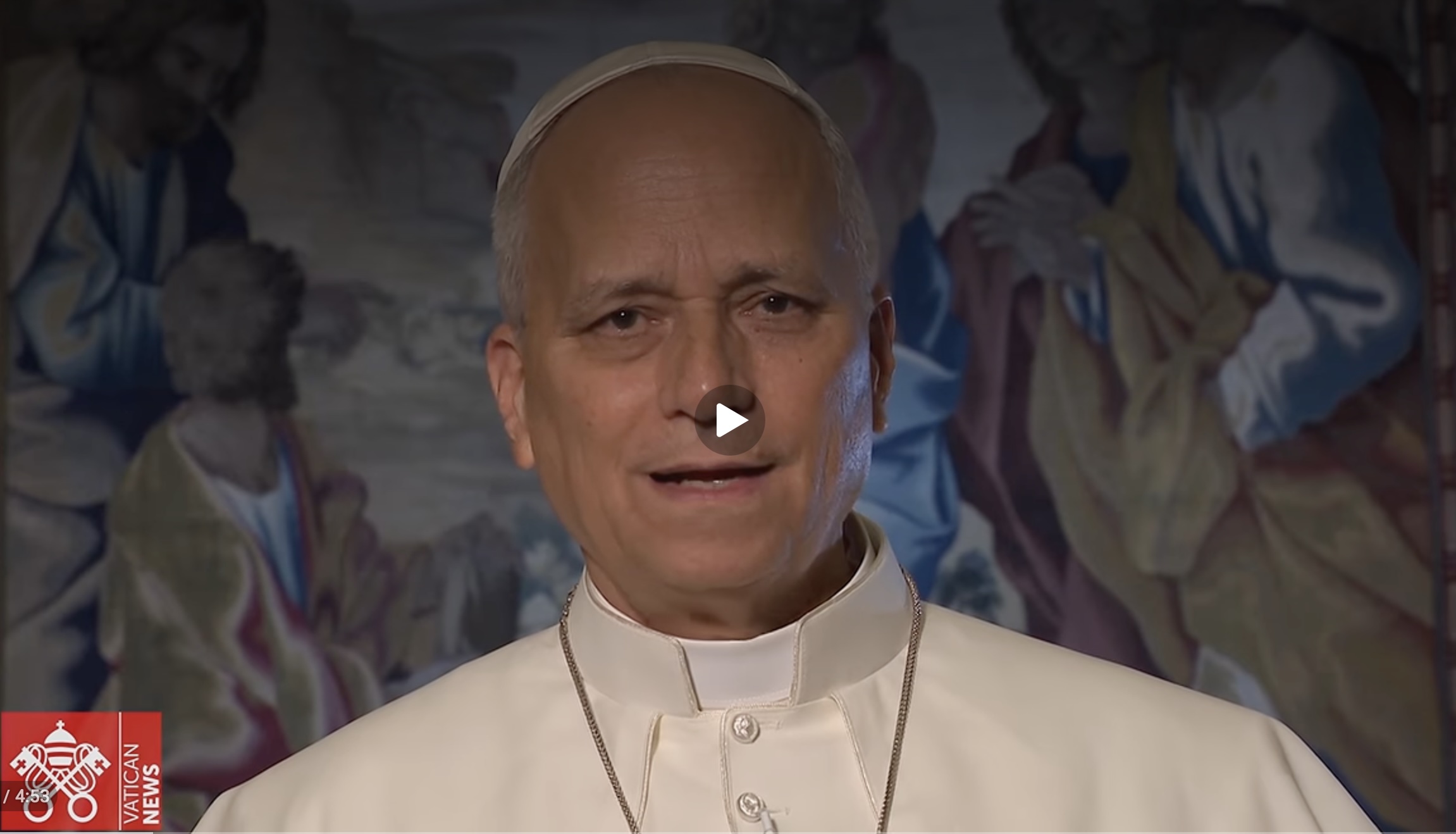 message vidéo adressé aux participants à l’assemblée annuelle de la Leadership Conference of Women Religious, à l’occasion du 70ᵉ anniversaire de sa fondation aux États-Unis d’Amérique [Rosen Center, Orlando (Floride), 11-14 août 2026] © Capture ZENIT
