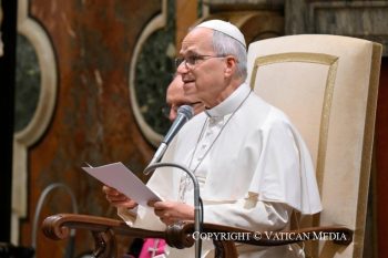 Discours du pape Léon XIV aux participants à la Conférence d'études organisée per le Dicastère des Causes des Saints, 16 septembre 2026 © Vatican Media 