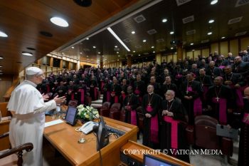 Discours du pape León XIV aux participants au cours de formation pour les nouveaux évêques, 10 septembre 2026 © Vatican Media