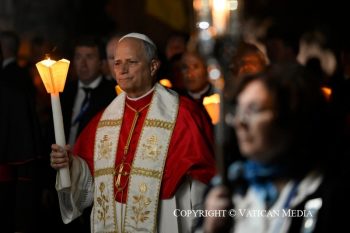 Prière du Saint Rosaire et procession aux flambeaux, 27 septembre 2026 © Vatican Media
