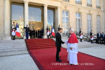 Rencontre avec les autorités, la société civile et le corps diplomatique, 25 septembre 2026 © Vatican Media
