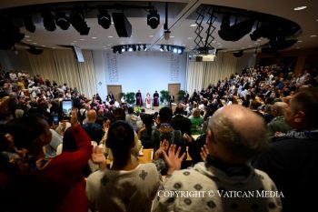 Rencontre avec les membres de l’Assemblée synodale provinciale, les catéchumènes et les néophytes, 26 septembre © Vatican Media
