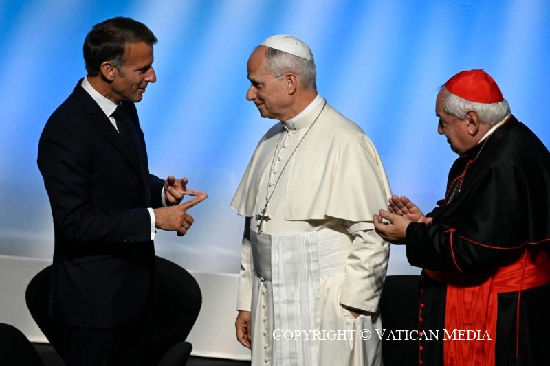 Discours du Saint-Père lors de la rencontre « Aux racines de l’Europe pour la paix et l’unité » au Centre des Congrès Robert Schuman à Metz, 28 septembre 2026 © Vatican Media