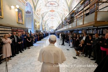 Visite de la Bibliothèque apostolique vaticane et inauguration du cycle d'expositions « Catastrophe et merveille », 14 septembre 12 septembre 2026 © Vatican Media
