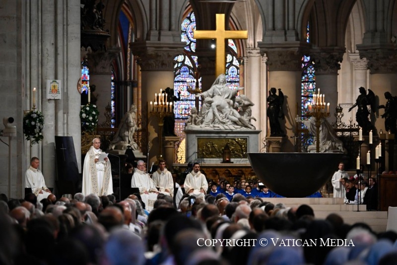 Homélie du pape Léon XIV lors de la célébration des vêpres avec les évêques, les prêtres, les diacres, les personnes consacrées et les séminaristes, 25 septembre 2026 © Vatican Media