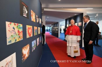 Visite à l'Organisation des Nations Unies pour l'éducation, la science et la culture (UNESCO), 25 septembre 2026 © Vatican Media 