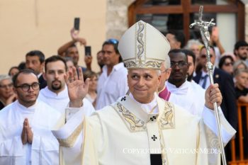 Homélie du Saint-Père à l’occasion de la Nativité de la Bienheureuse Vierge Marie, 7 septembre 2026 © Vatican Media