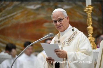 Homélie du Saint-Père à l’occasion de la Nativité de la Bienheureuse Vierge Marie, 7 septembre 2026 © Vatican Media