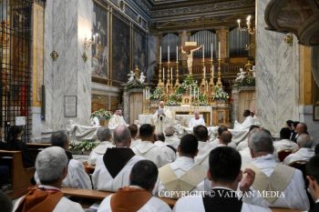 Homélie du Saint-Père à l’occasion de la Nativité de la Bienheureuse Vierge Marie, 7 septembre 2026 © Vatican Media
