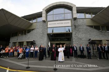Rencontre avec les animateurs et les personnes accueillies par l'Accueil Notre-Dame, 27 septembre 2026 © Vatican Media
