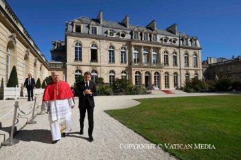 Rencontre avec les autorités, la société civile et le corps diplomatique, 25 septembre 2026 © Vatican Media
