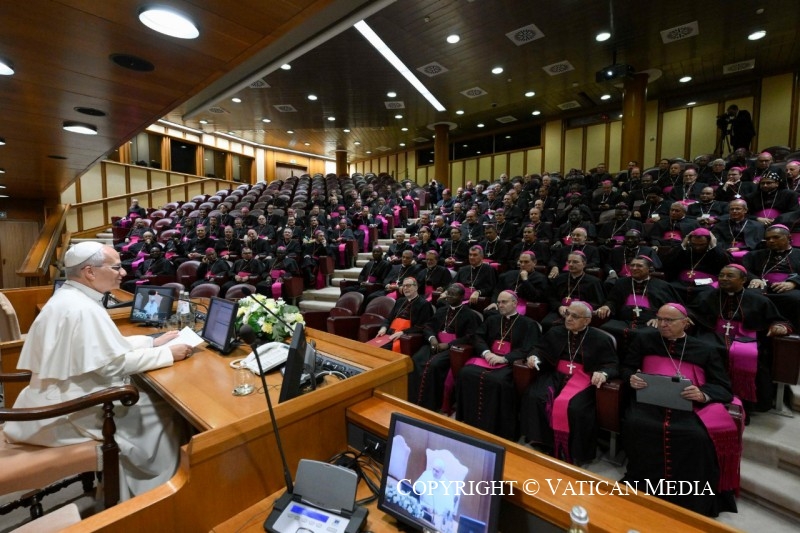 Discours du pape León XIV aux participants au cours de formation pour les nouveaux évêques, 10 septembre 2026 © Vatican Media