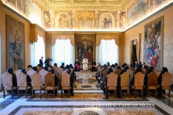 Rencontre avec les participants à l'Assemblée de la Fédération des Clarisses capucines d'Italie, 21 septembre 2026
 © Vatican Media