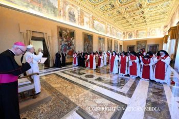Discours du Saint-Père aux Adoratrices perpétuelles du Saint-Sacrement, 5 septembre 2026 © VATICAN MEDIA