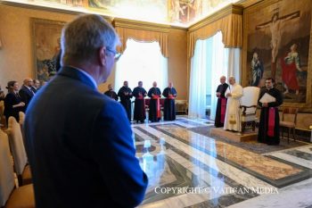 Discours du Saint-Père aux participants à la Rencontre « Fratelli tutti : dialogue socio-environnemental Nord-Sud », 12 septembre 2026 © Vatican Media
