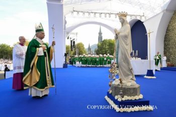 Angélus à Lourdes, 27 septembre 2026 © Vatican Media