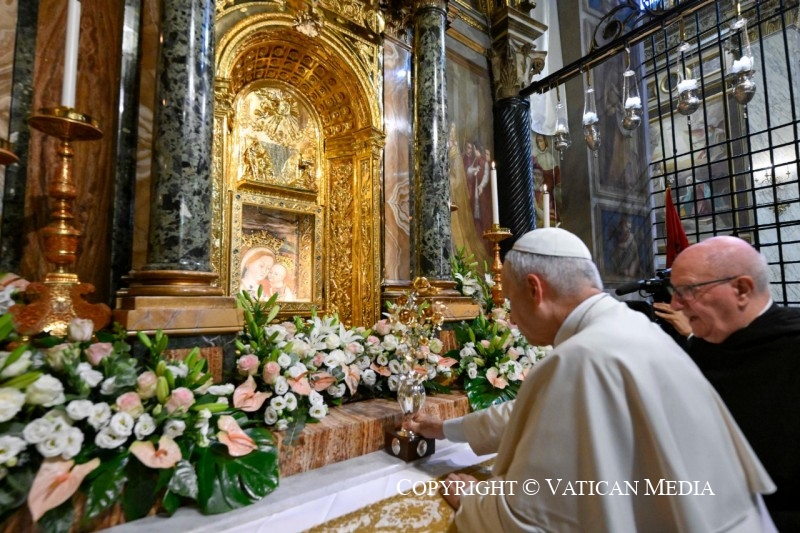 Homélie du Saint-Père à l’occasion de la Nativité de la Bienheureuse Vierge Marie, 7 septembre 2026 © Vatican Media