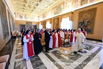 Discours du Saint-Père aux Adoratrices perpétuelles du Saint-Sacrement, 5 septembre 2026 © VATICAN MEDIA