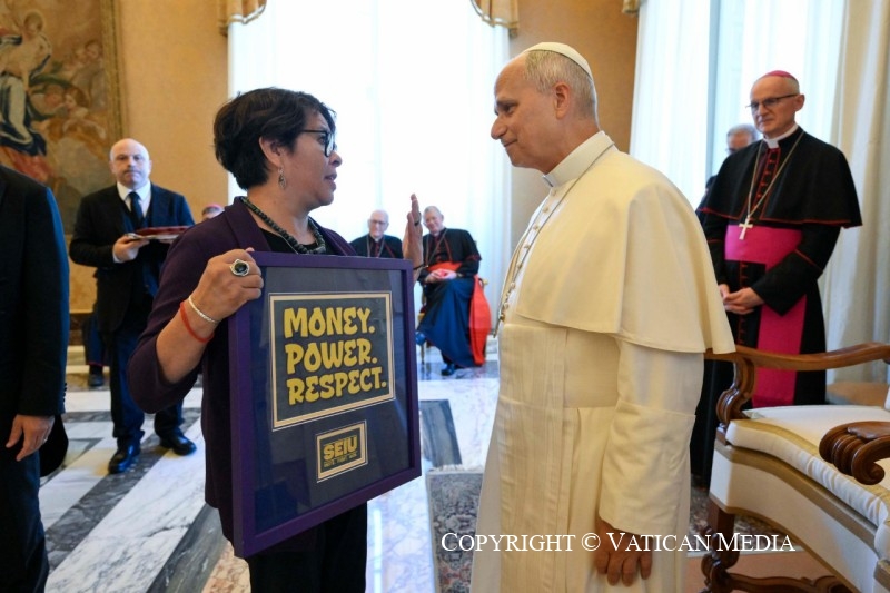 Discours du Saint-Père aux participants à la Rencontre « Fratelli tutti : dialogue socio-environnemental Nord-Sud », 12 septembre 2026 © Vatican Media