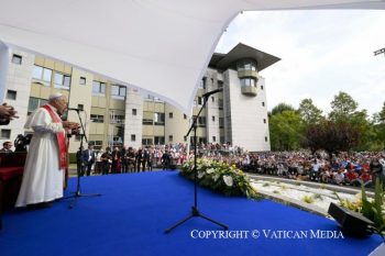 Rencontre avec les animateurs et les personnes accueillies par l'Accueil Notre-Dame, 27 septembre 2026 © Vatican Media
