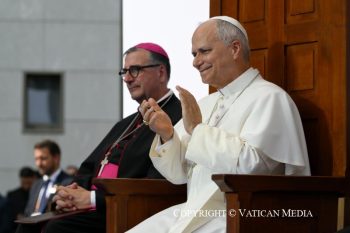 Rencontre avec les animateurs et les personnes accueillies par l'Accueil Notre-Dame, 27 septembre 2026 © Vatican Media
