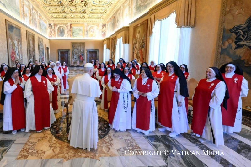 Discours du Saint-Père aux Adoratrices perpétuelles du Saint-Sacrement, 5 septembre 2026 © VATICAN MEDIA