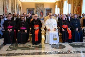 Discours du Saint-Père aux participants à la Rencontre « Fratelli tutti : dialogue socio-environnemental Nord-Sud », 12 septembre 2026 © Vatican Media
