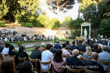 
Messe au Borgo Laudato Si’ à Castel Gandolfo à l’occasion de la Journée Mondiale de Prière pour la Sauvegarde de la Création, 1er septembre 2026  © Vatican Media
