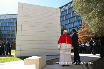 Visite à l'Organisation des Nations Unies pour l'éducation, la science et la culture (UNESCO), 25 septembre 2026 © Vatican Media 