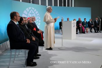 Rencontre interreligieuse au Centre des Congrès Robert Schuman de Metz, 28 septembre 2026 © Vatican Media
