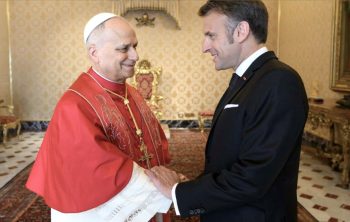 Rencontre entre les deux chefs d'État le 10 avril 2026 © Vatican Media