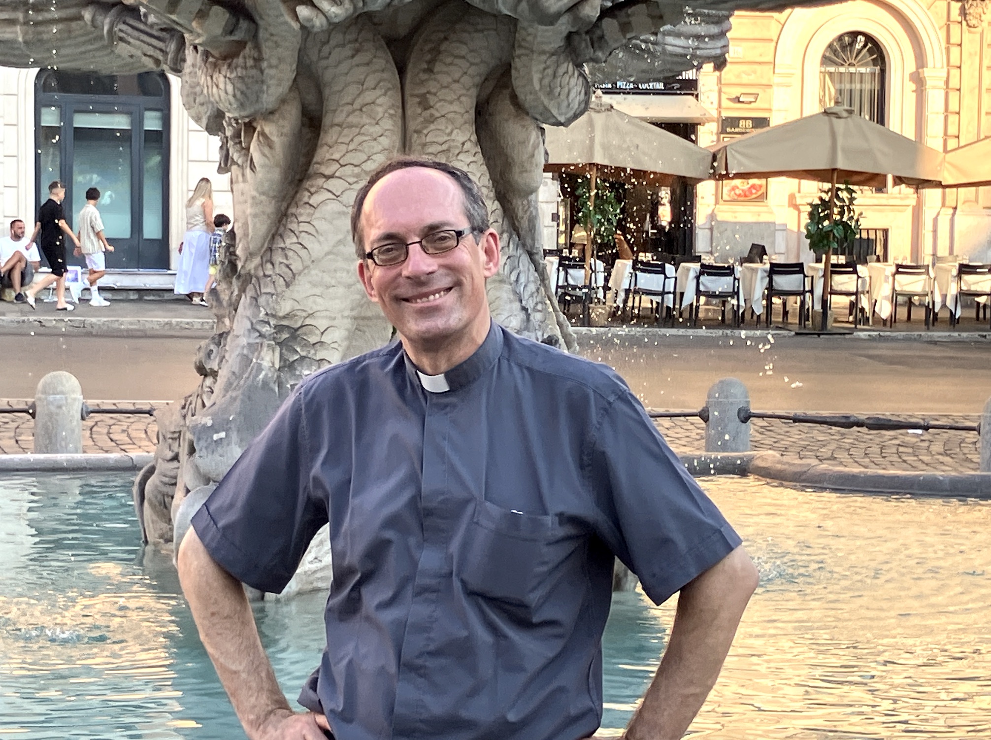 Père Alain Moster à Rome, fin juin 2026 © Anne van Merris