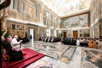 Discours du Saint-Père aux participants au Symposium de la « Communio Internationalis Benedictinarum », 12 septembre 2026 © Vatican Media
