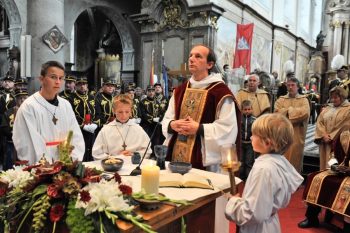 Lors d'une édition précédente de la Septennale Saint-Feuillen... © Secrétariat de l'Etat-Major de la Marche Saint-Feuillen de Fosses-La-Ville