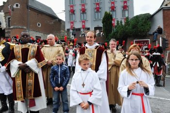 Lors d'une édition précédente de la Septennale Saint-Feuillen... © Secrétariat de l'Etat-Major de la Marche Saint-Feuillen de Fosses-La-Ville