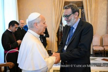 Discours du Saint-Père aux participants à la réunion organisée par le Centre d'études international Léon XIV © Vatican Media