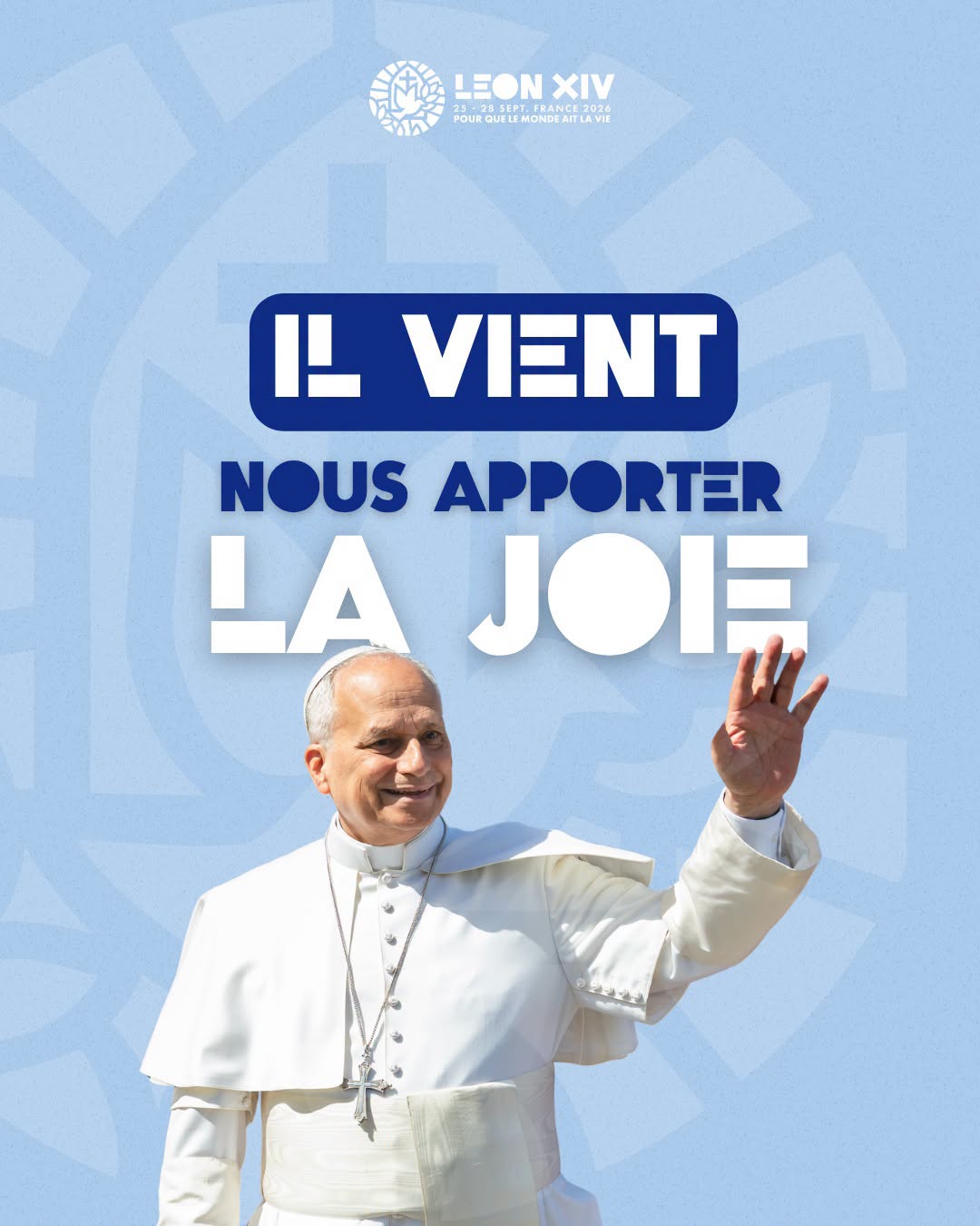 Une joie qui se prépare, des milliers de personnes réunies © Facebook Église catholique - Visite du Pape en France