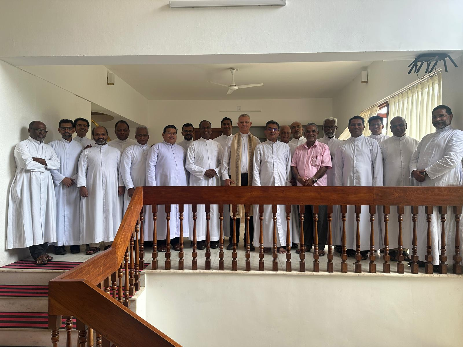 Près de 230 prêtres indiens accueillis pour des études avec le soutien des MEP depuis 1971 (ici en août au Kerala lors d’une rencontre avec d’anciens prêtres étudiants).