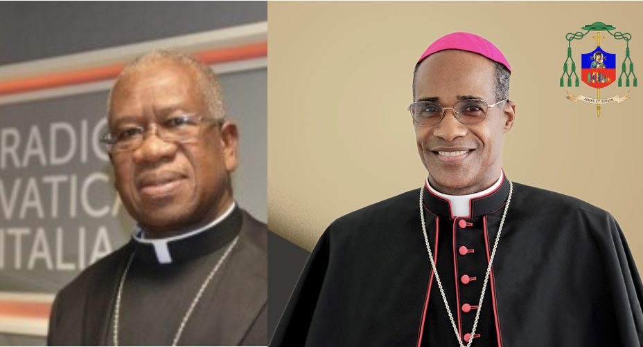 Mgr Quesnel Alponse © haitilibre.com, Mgr Jean-Pierre Sander Louis-Jean © archipaup.org