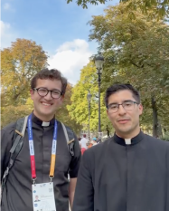 Fr. Andrés de La Torre et Fr. Mateo Marin, séminaristes