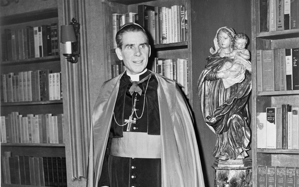 Mgr Fulton Sheen © Fred Palumbo, Wikimedia