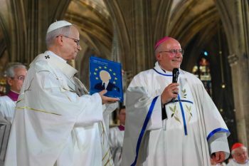 Homélie du Saint Père lors de la messe à la cathédrale Saint-Étienne de Metz, 28 septembre 2026 © Vatican Media 