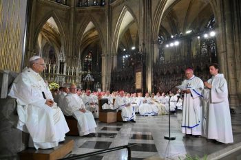 Homélie du Saint Père lors de la messe à la cathédrale Saint-Étienne de Metz, 28 septembre 2026 © Vatican Media 
