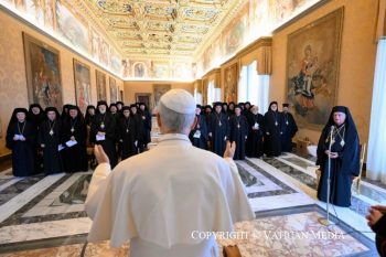 Discours du pape Léon XIV aux participants au Synode des évêques de l’Église Grecque-melkite d’Antioche, 10 octobre 2026 © Vatican Media
