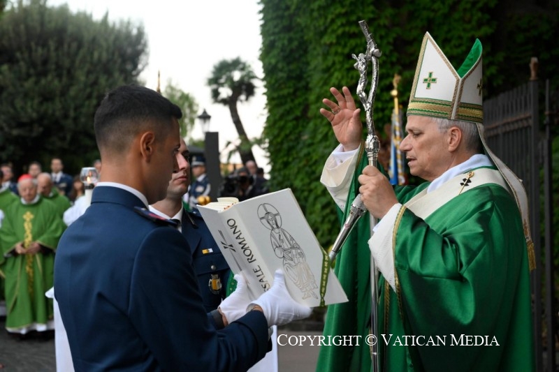 Homélie du Saint-Père lors de la messe pour la Corps de la Gendarmerie vaticane, 3 octobre 2026 © Vatican Media